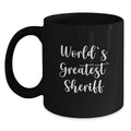 For Him Keepsake Birthday Gift World's Greatest Sheriff Ceramic 11oz Mug - Main