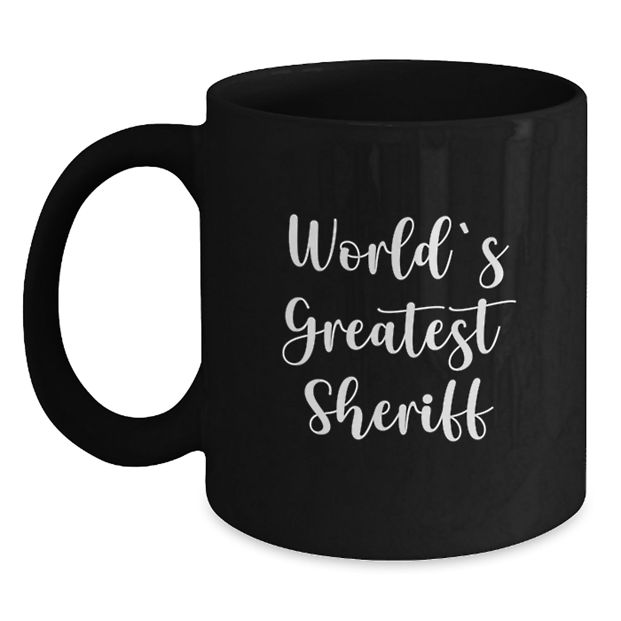 For Him Keepsake Birthday Gift World's Greatest Sheriff Ceramic 11oz Mug - Main