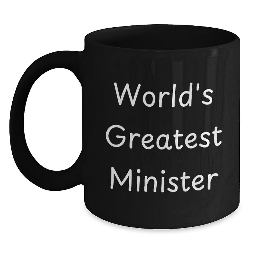 Birthday Gift World's Greatest Minister Mug for Her Present - Main