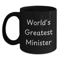 Birthday Gift World's Greatest Minister Mug for Her Present - Main