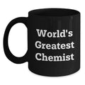 Chemist Keepsake Black Coffee Mug for Him Birthday Gift World's Greatest - Main