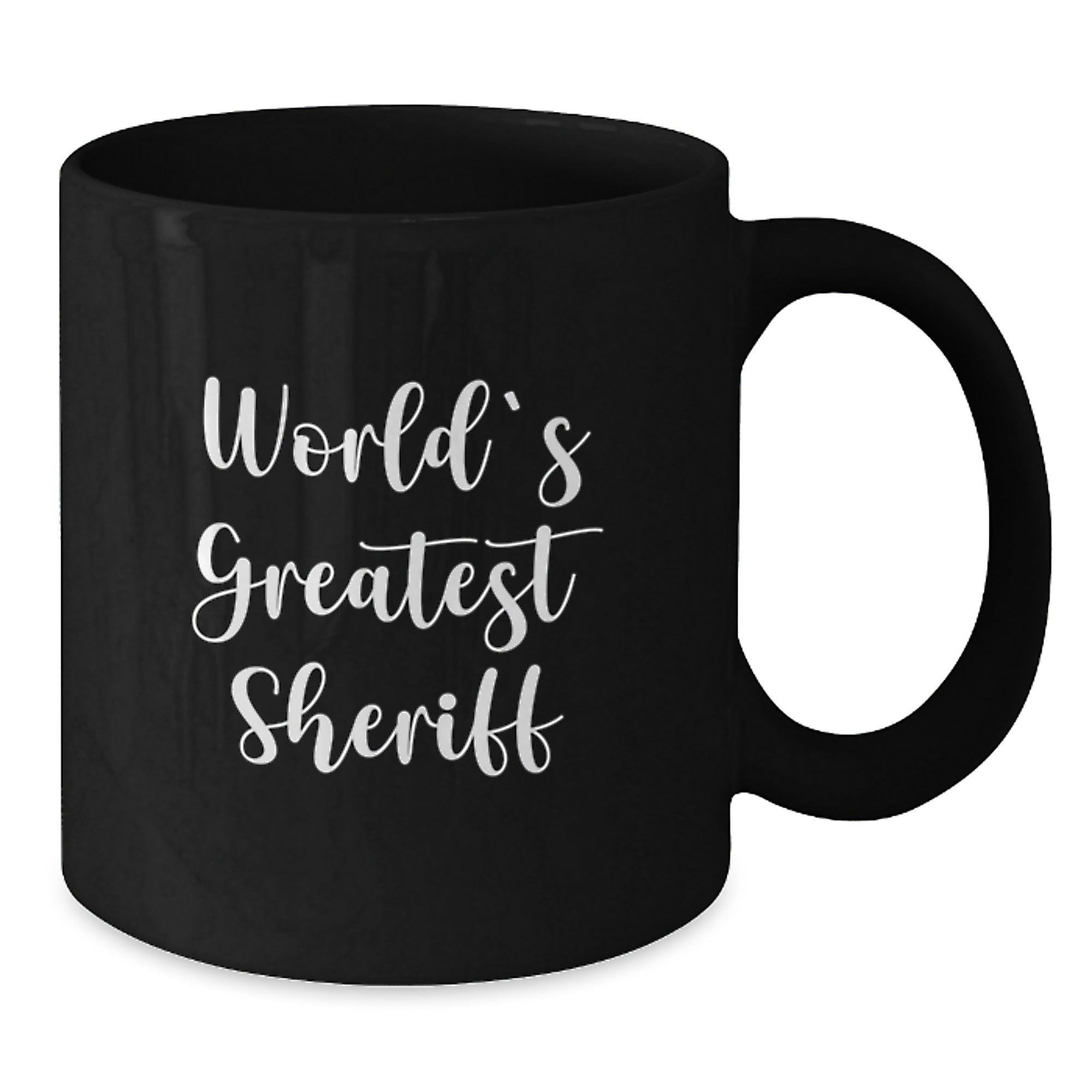 For Him Keepsake Birthday Gift World's Greatest Sheriff Ceramic 11oz Mug - Additional