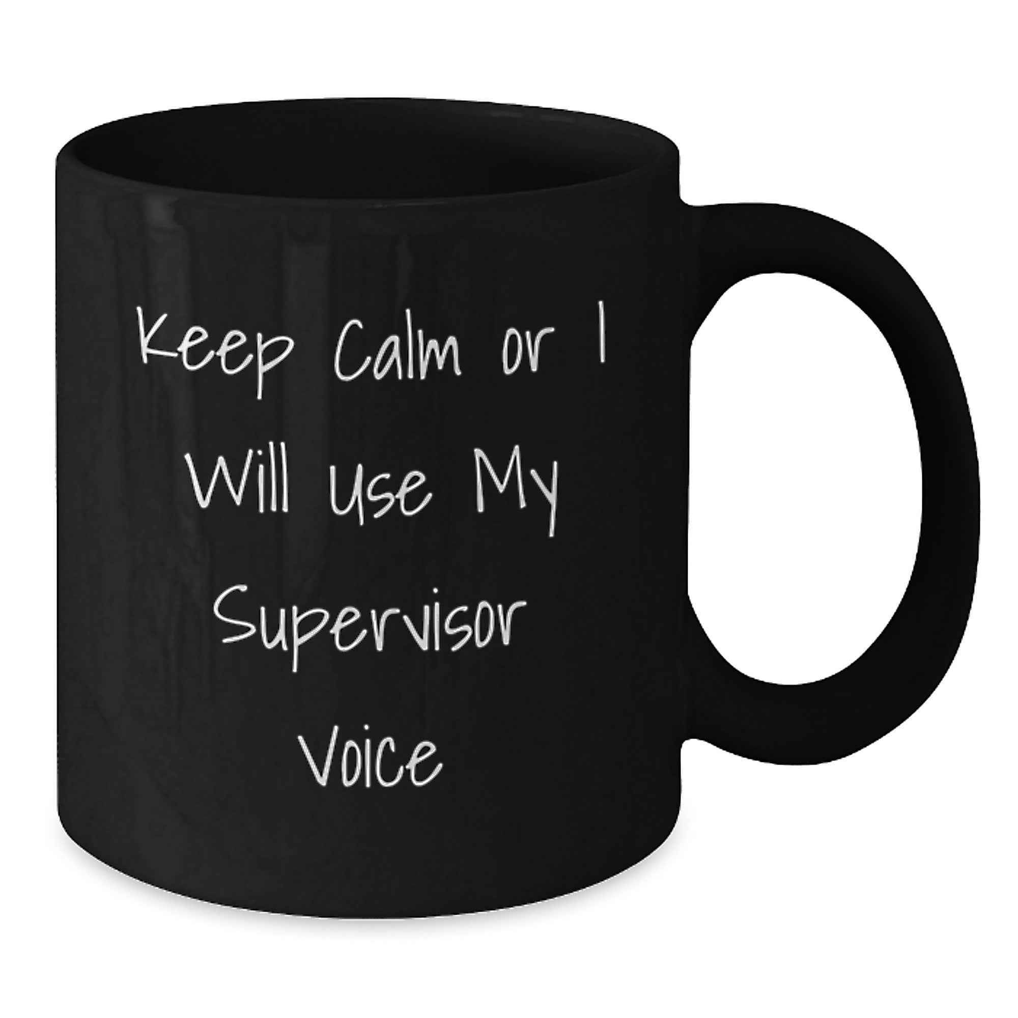 Supervisor Keepsake Black Coffee Mug for Him 11oz Birthday Gift - Additional