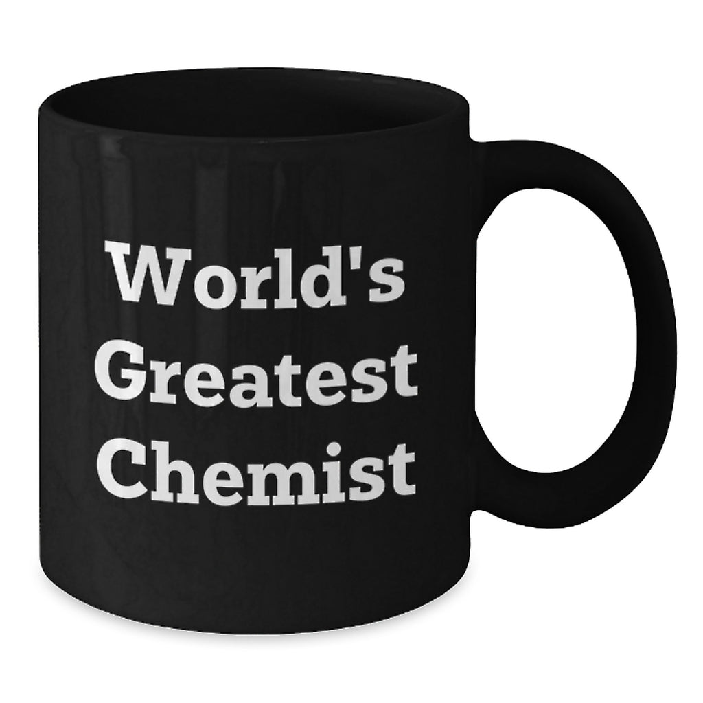 Chemist Keepsake Black Coffee Mug for Him Birthday Gift World's Greatest - Additional