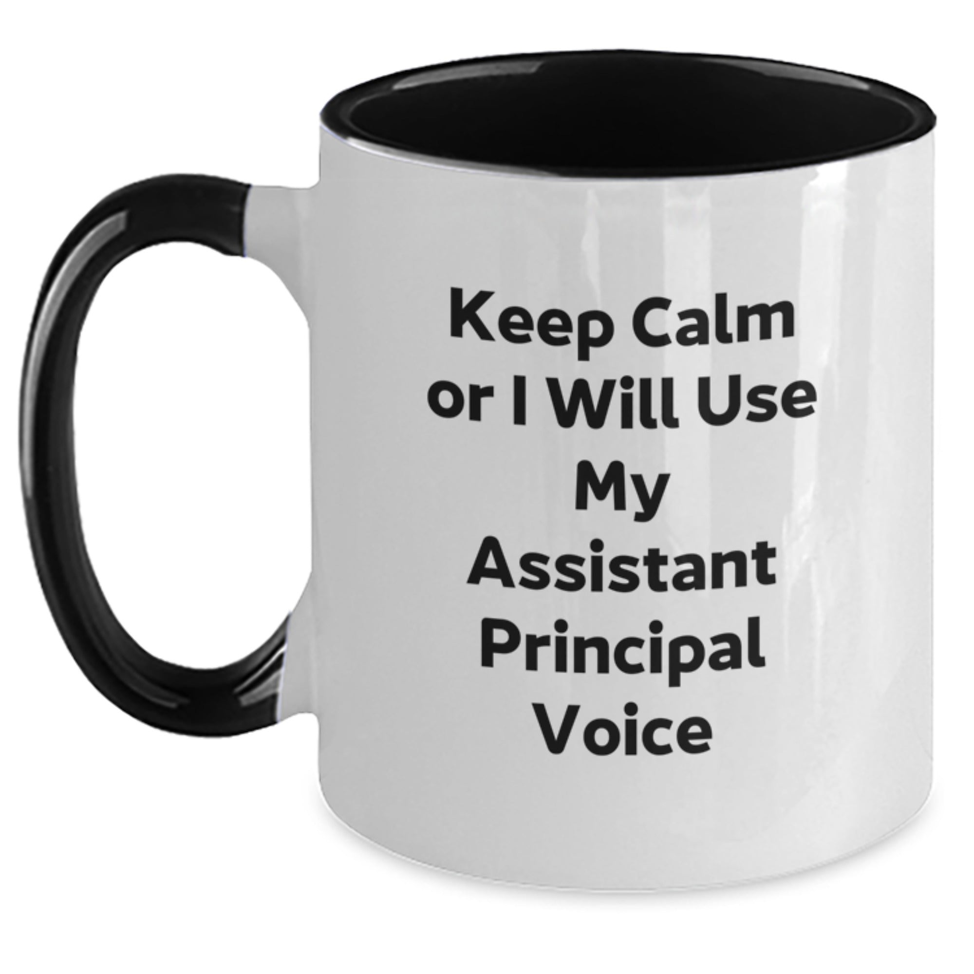Birthday Gift for Her Assistant Principal Two Tone Coffee Mug Present - Main
