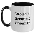 Chemist Bold Keepsake Two Tone Coffee Mug for Him Birthday Gift - Main