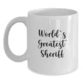 Sheriff White Coffee Mug Premium Keepsake Birthday Gift for Him - Main