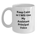 Birthday Gift Assistant Principal White Coffee Mug for Her Present - Main