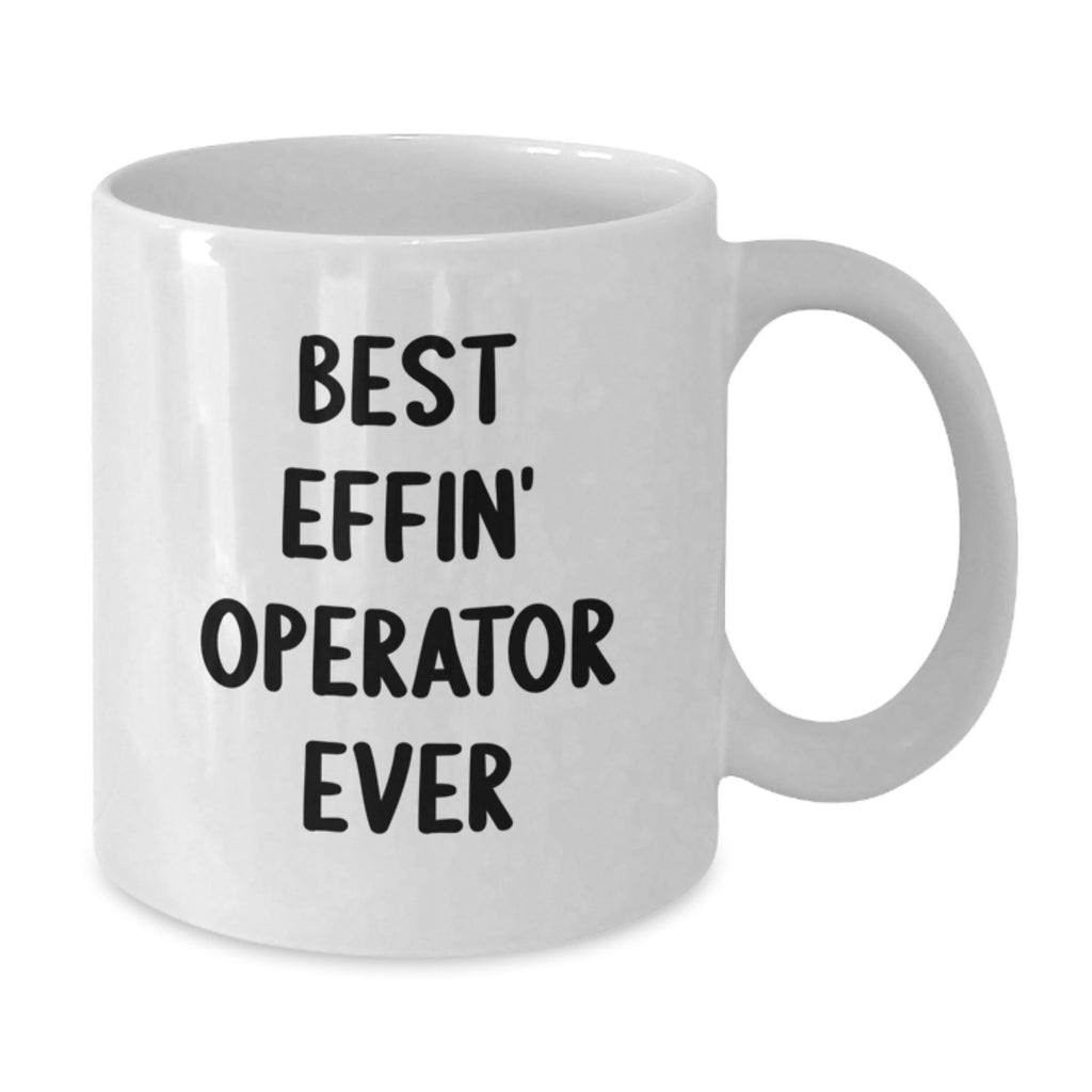 Operator Keepsake White Premium Coffee Mug for Him Birthday Gift - Additional