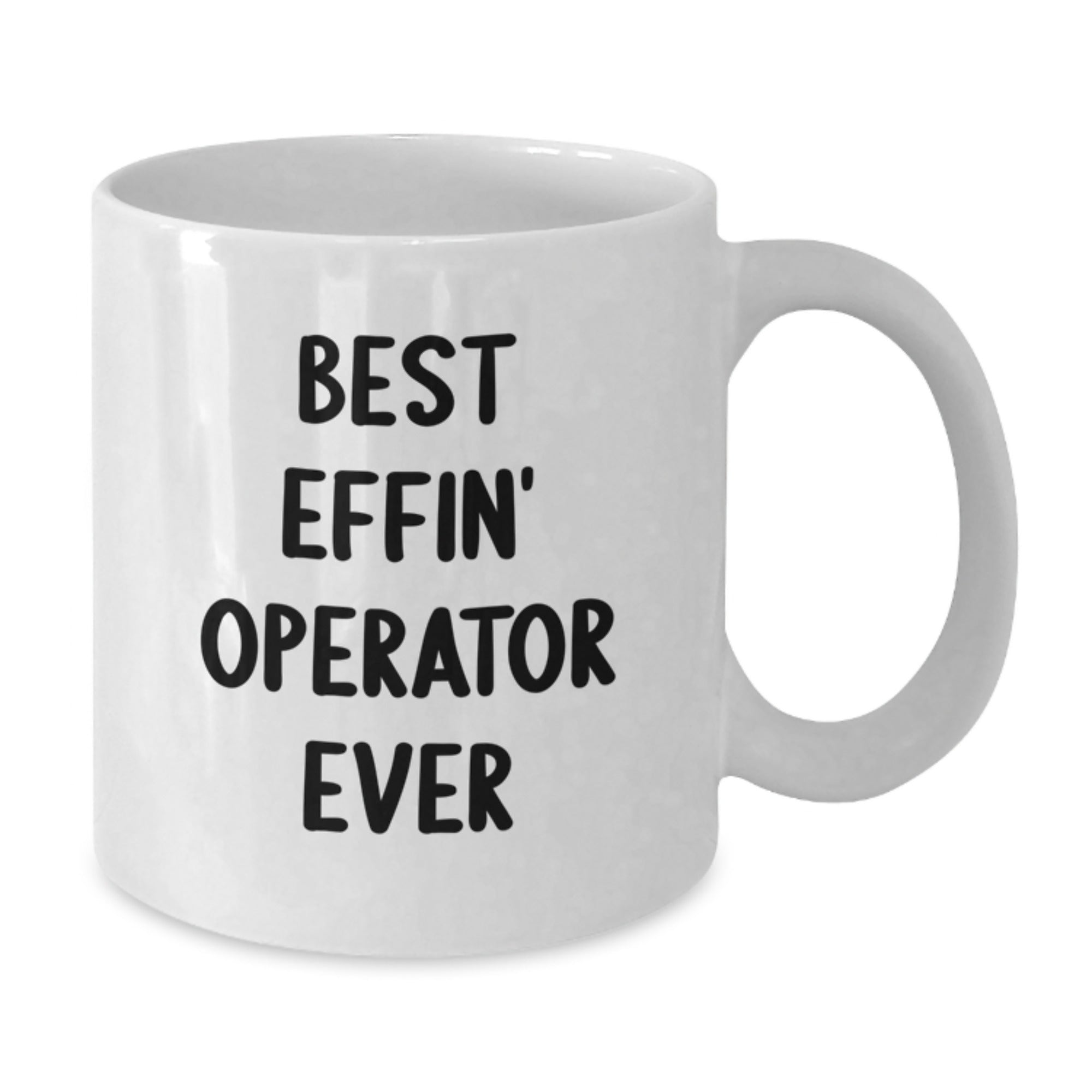 Operator Keepsake White Premium Coffee Mug for Him Birthday Gift - Additional