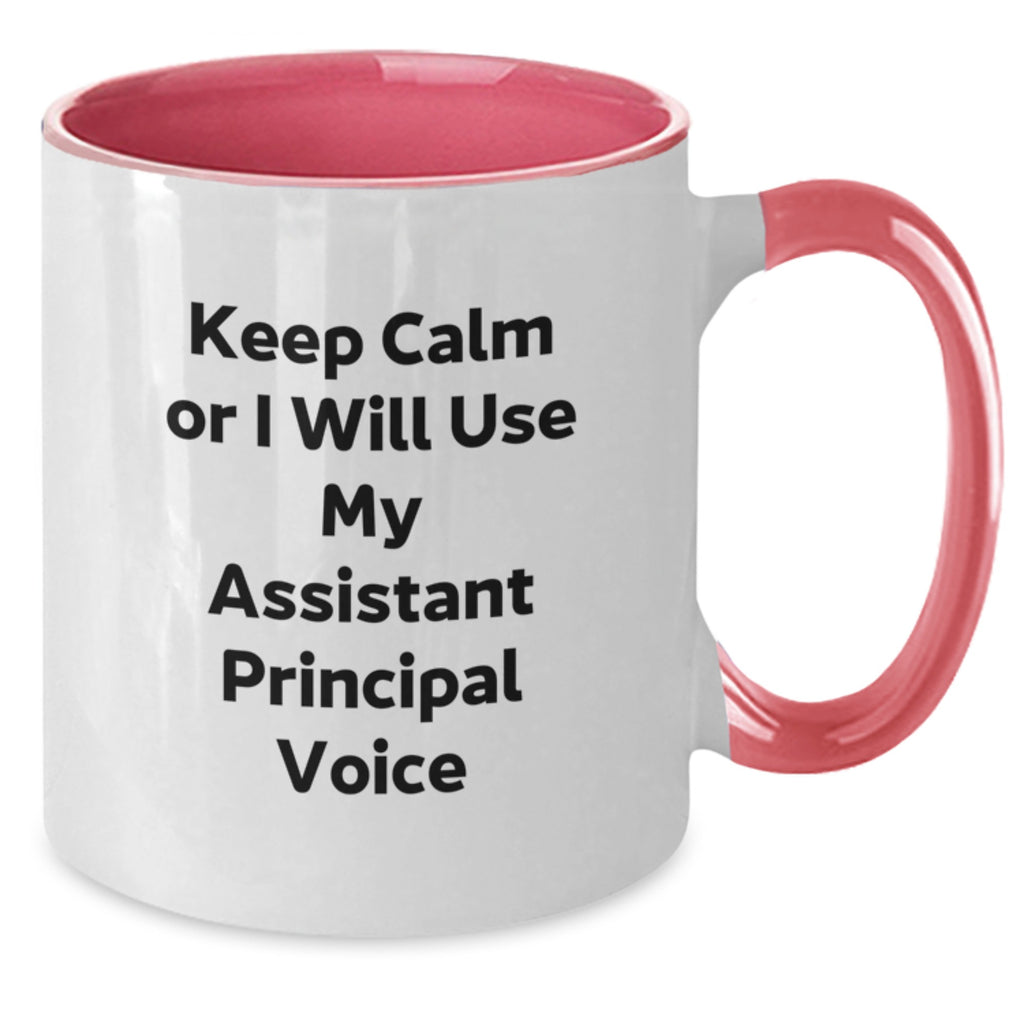 Birthday Gift for Her Assistant Principal Two Tone Coffee Mug Present - Additional