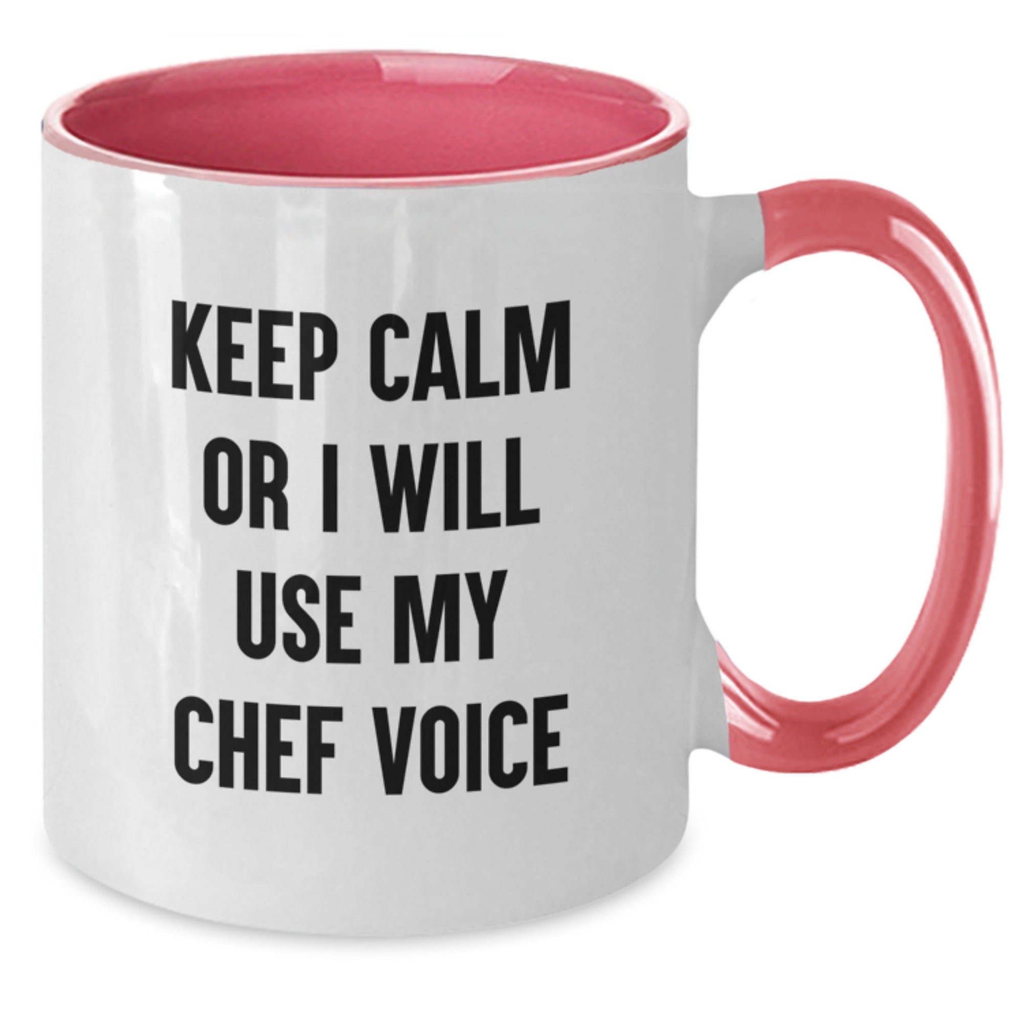 Birthday Gift for Her Chef Keeps Calm Mug – Present in Black & White - Additional