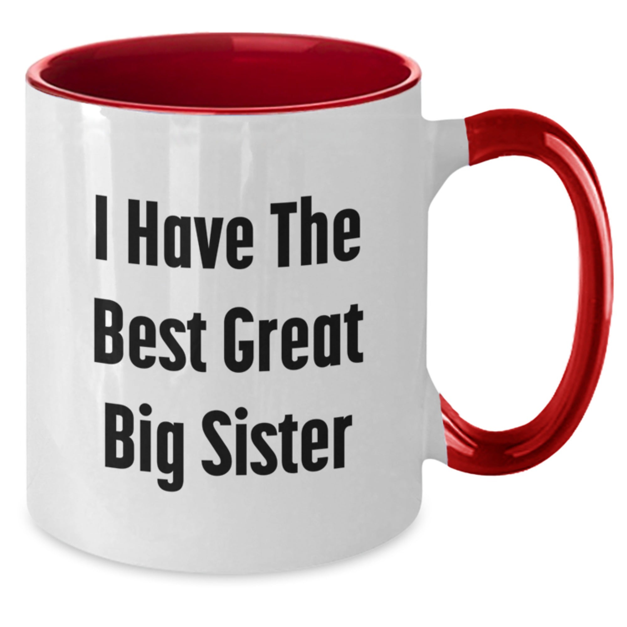 Birthday Gift for Mom Big Sister Coffee Red Mug Present – 11oz - Additional