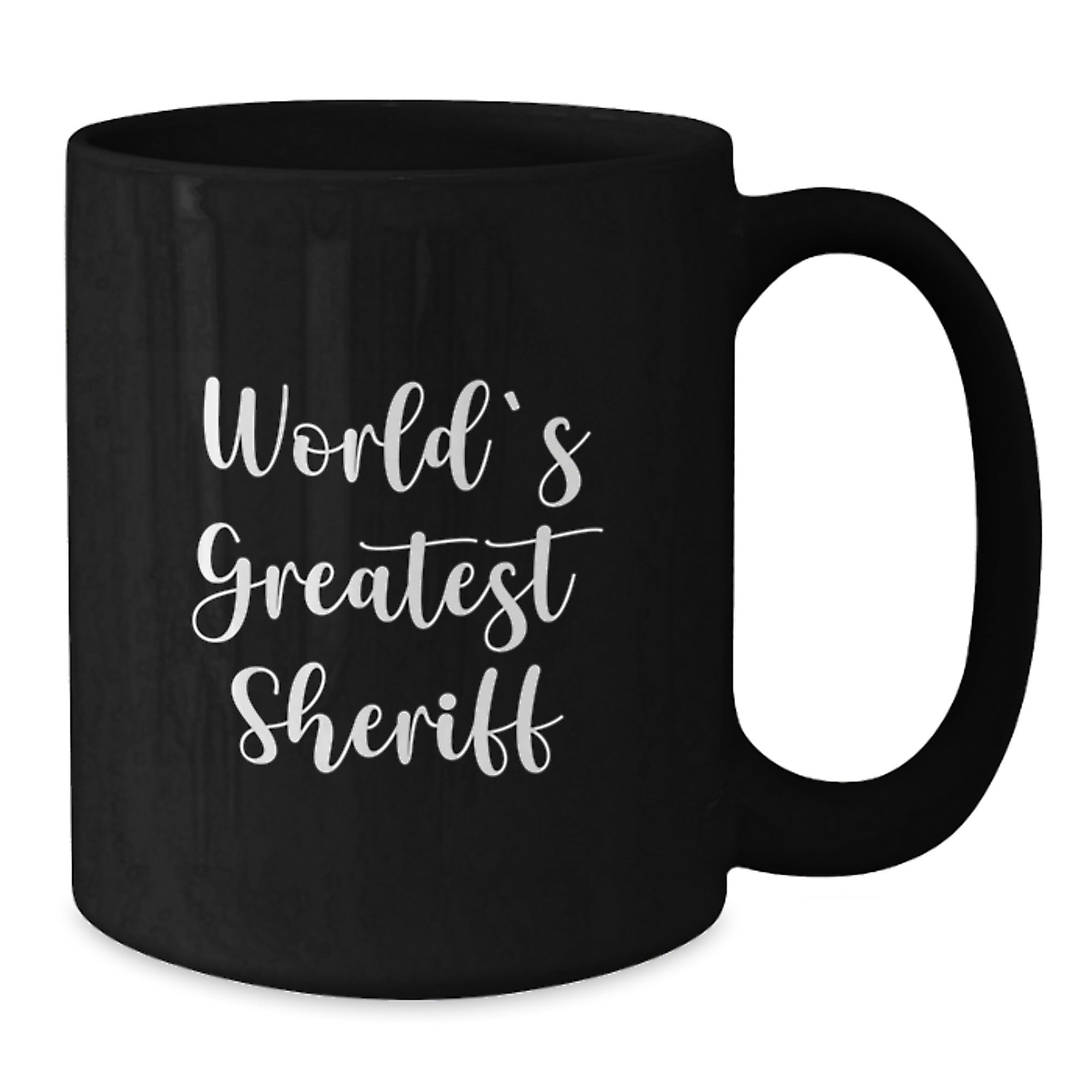 For Him Keepsake Birthday Gift World's Greatest Sheriff Ceramic 11oz Mug - Additional