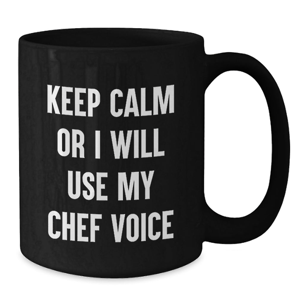 Birthday Gift for Her Chef Premium Black Coffee Deluxe Mug Present - Additional