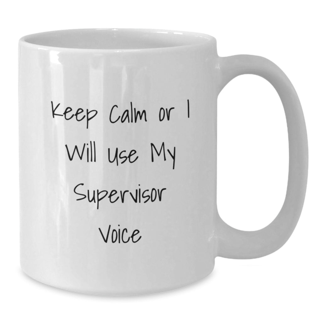 Supervisor Keepsake Premium White Coffee Mug for Him Birthday Gift - Additional