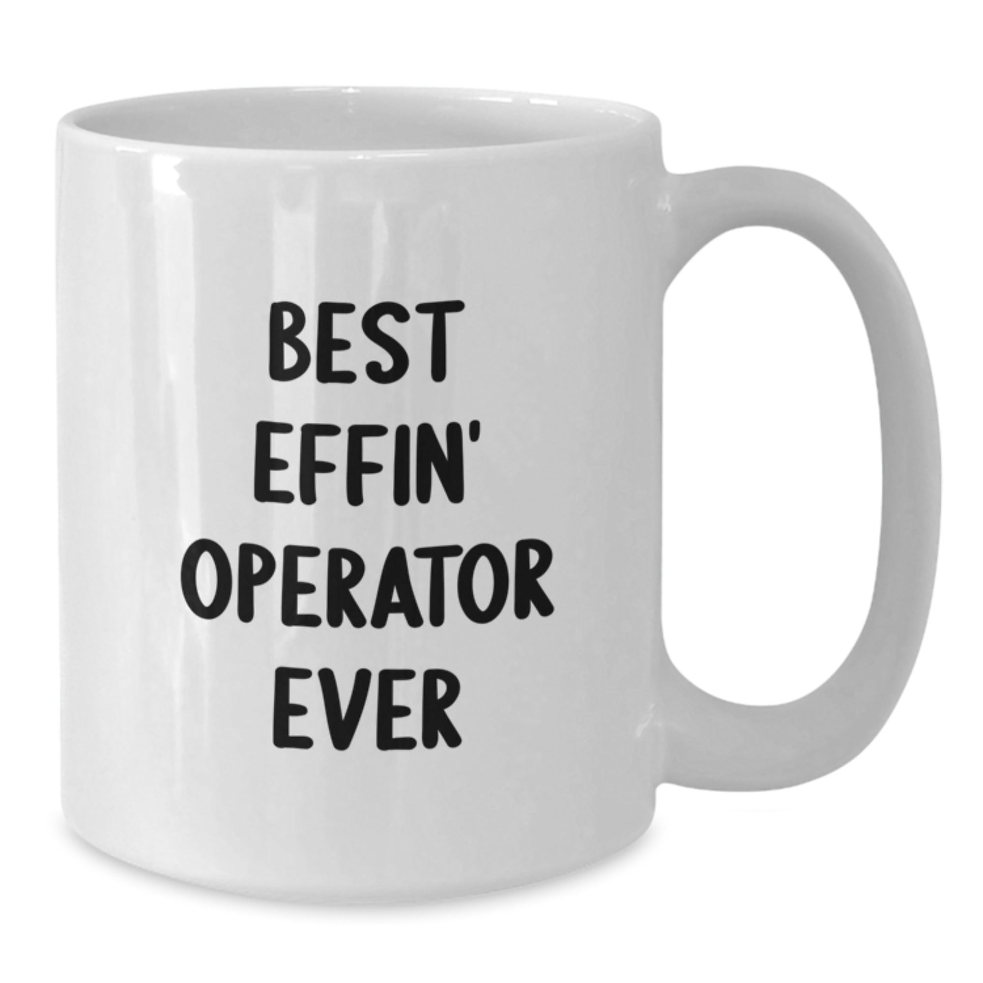 Operator Keepsake White Premium Coffee Mug for Him Birthday Gift - Additional