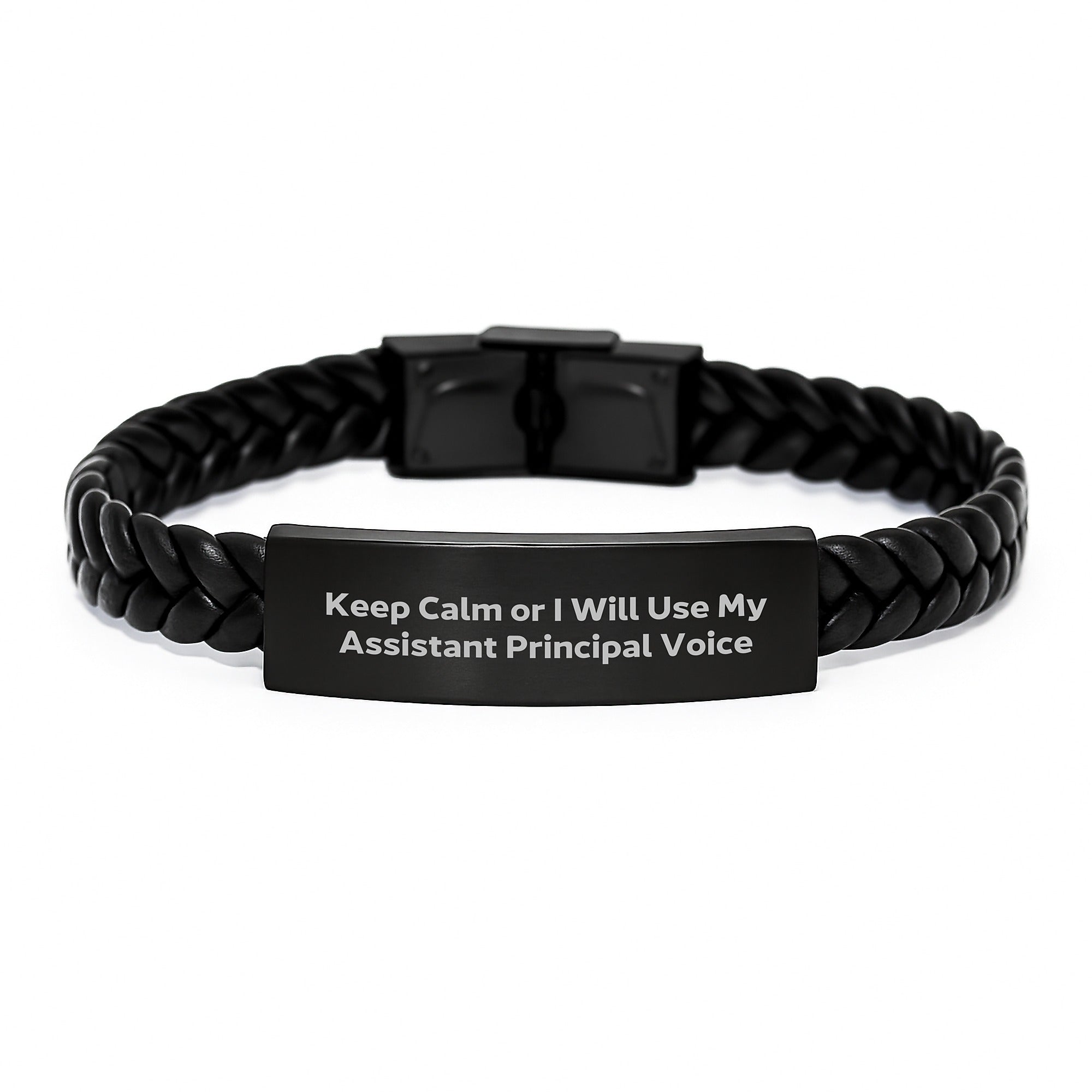 Birthday Gift Interlaced Leather Bracelet for Her – Assistant Principal - Image 1