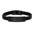 Supervisor Keepsake Interlaced Leather Bracelet for Him Birthday Gift - Image 1