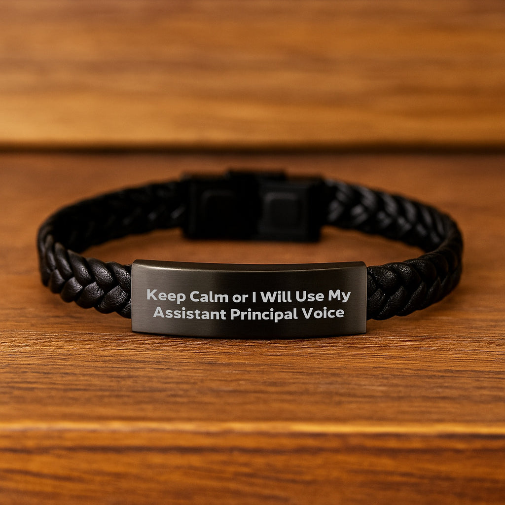 Birthday Gift Interlaced Leather Bracelet for Her – Assistant Principal - Image 2