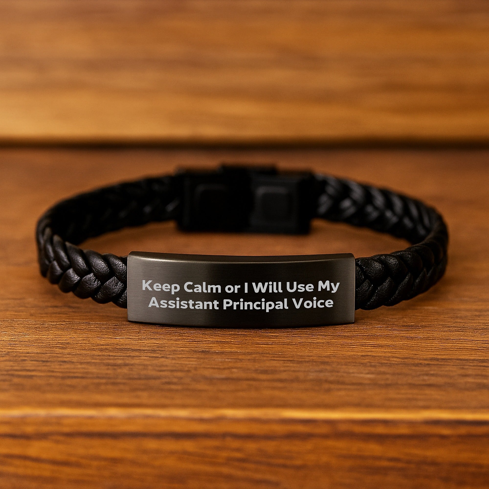 Birthday Gift Interlaced Leather Bracelet for Her – Assistant Principal - Image 2