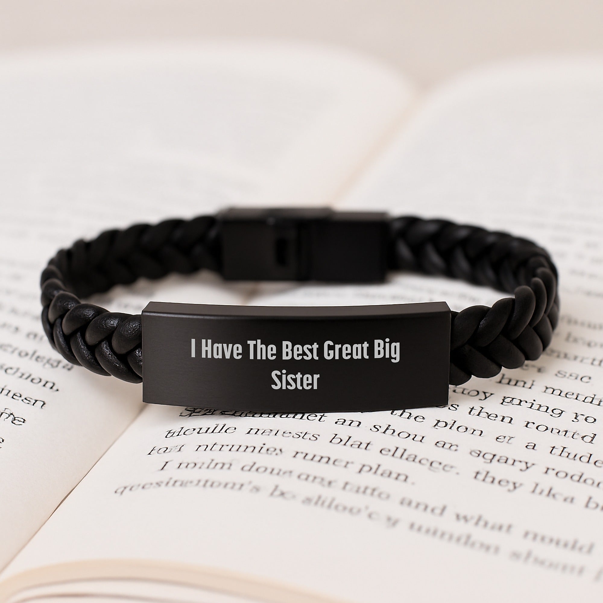 Birthday Gift Interlaced Leather Bracelet for Mom Present Big Sister - Image 3