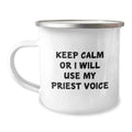 Priest Keepsake Camping Mug for Him Birthday Gift - Image 1