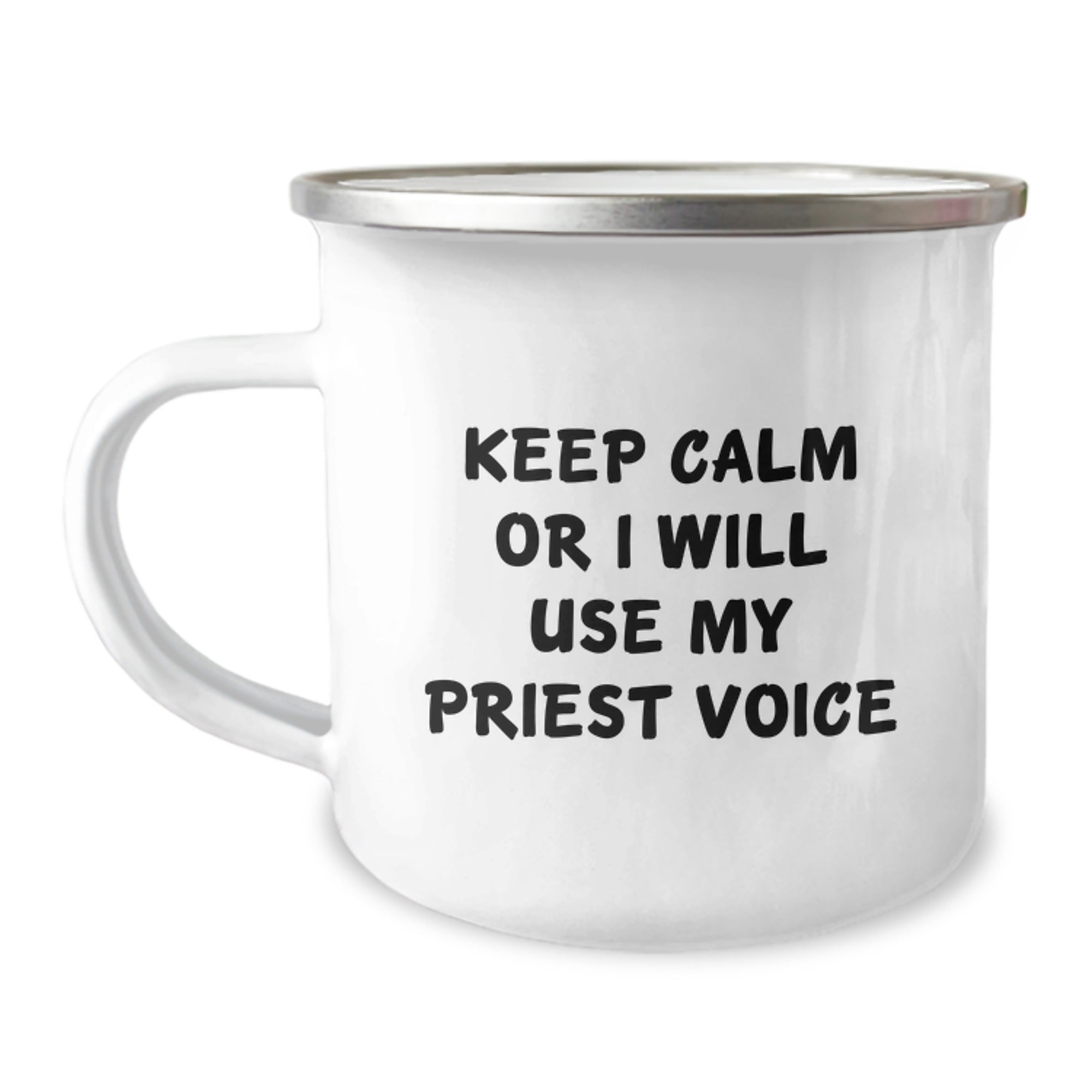 Priest Keepsake Camping Mug for Him Birthday Gift - Image 1
