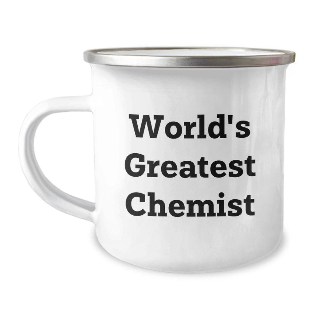 Chemist Keepsake Camping Mug for Him Greatest Chemist Birthday Gift - Image 1