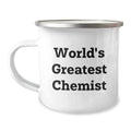 Chemist Keepsake Camping Mug for Him Greatest Chemist Birthday Gift - Image 1