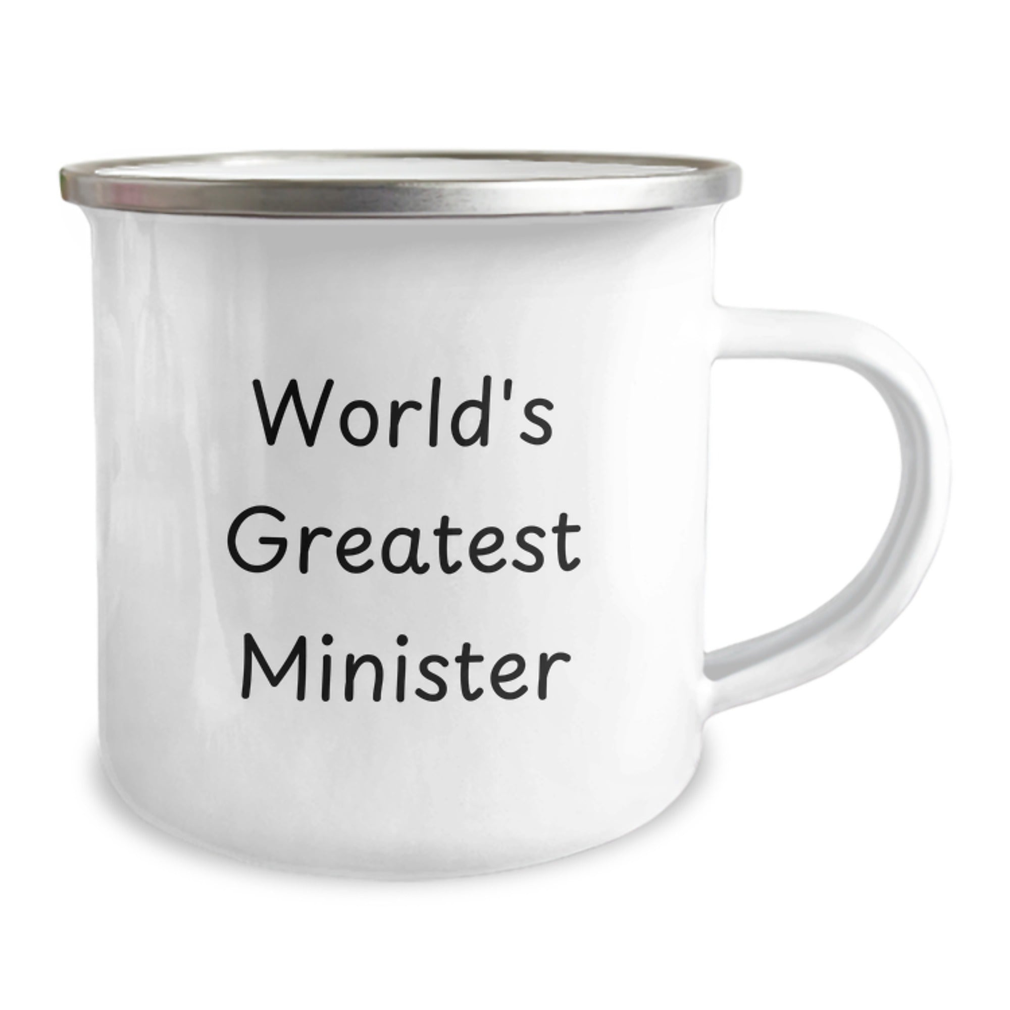 Birthday Gift for Her Minister Camping Mug – World's Greatest Minister - Image 2