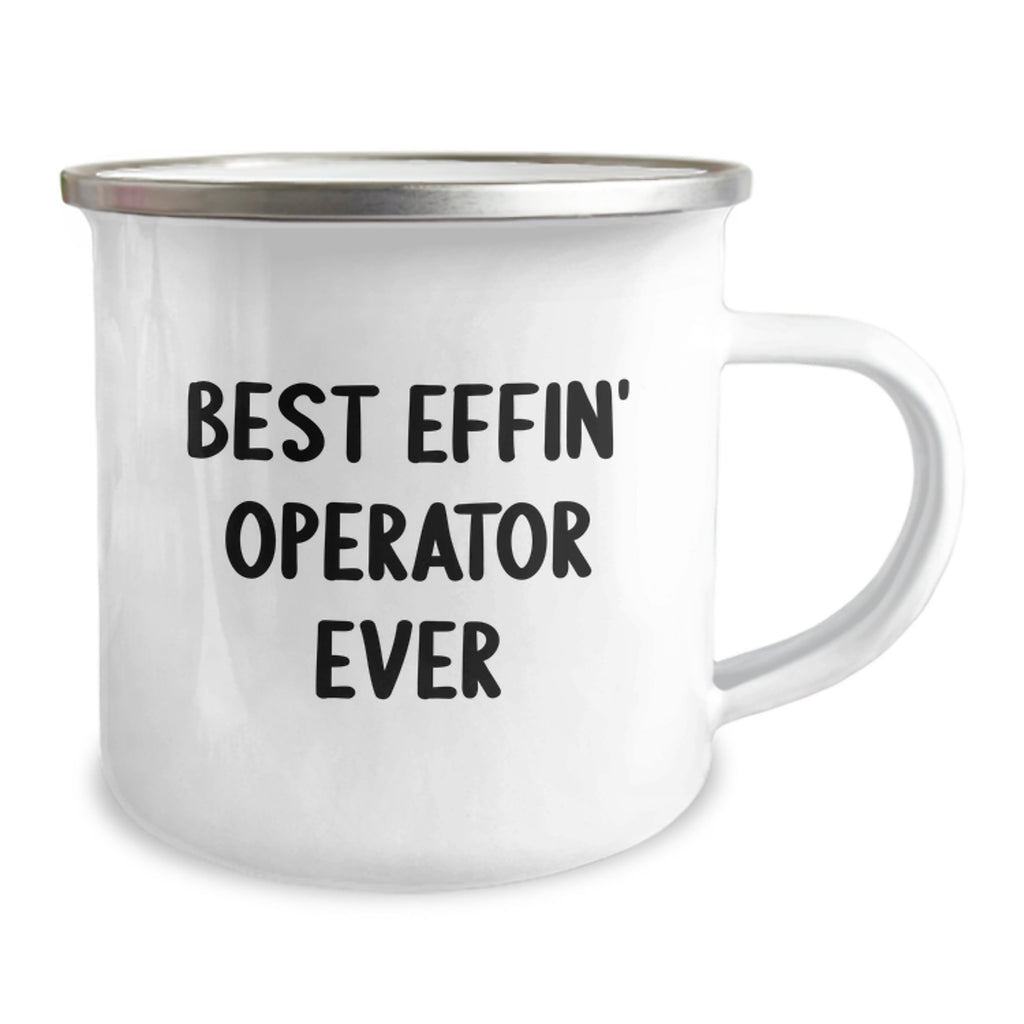 Operator Keepsake Camping Mug for Him Birthday Gift Best Effin Operator - Image 2