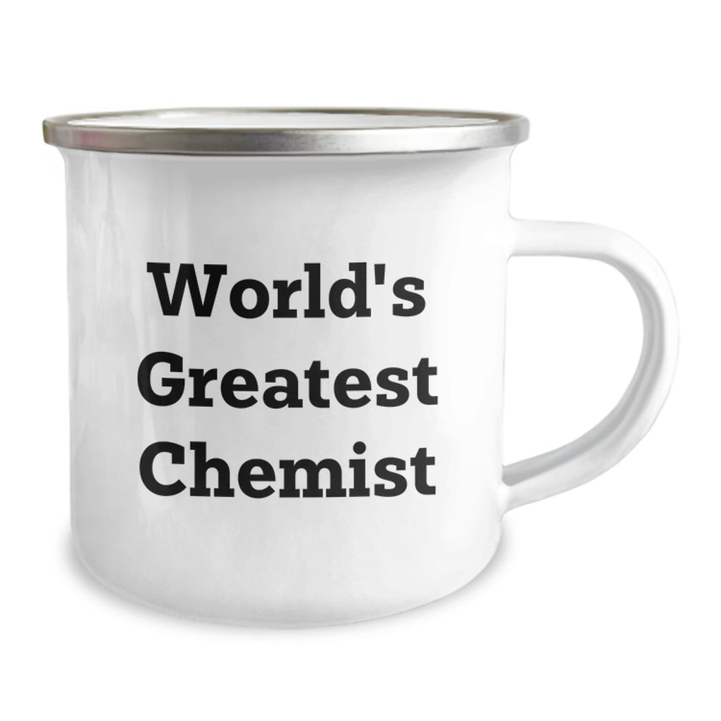 Chemist Keepsake Camping Mug for Him Greatest Chemist Birthday Gift - Image 2