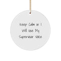 Supervisor Keepsake Christmas Tree Ornament for Him Holiday Gift - Image 1