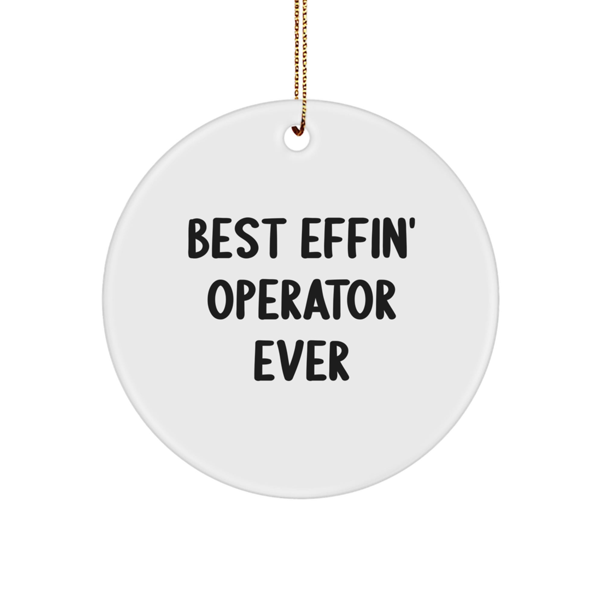 Operator Keepsake Christmas Ornament for Him Gift - Image 1