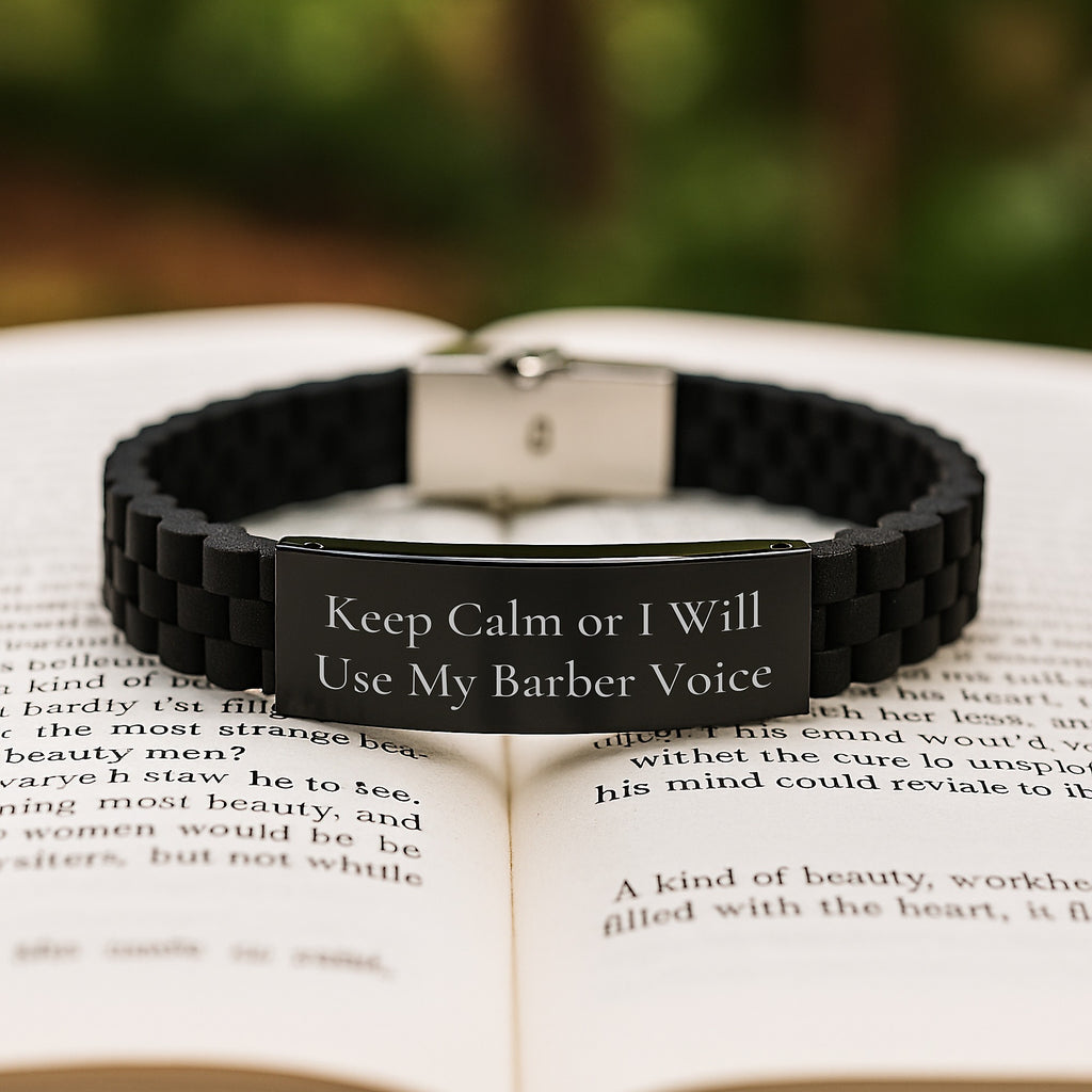 Barber Keepsake Glidelock Premium Bracelet for Him Birthday Gift - Image 2