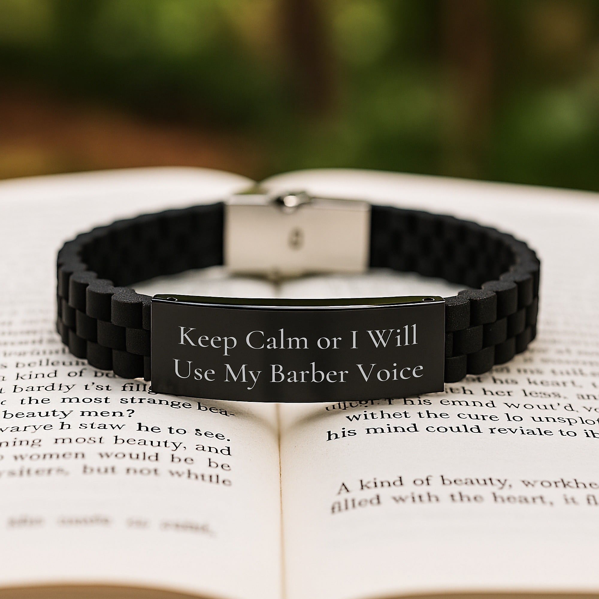 Barber Keepsake Glidelock Premium Bracelet for Him Birthday Gift - Image 2