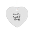 Sheriff Keepsake Christmas Ornament for Him Gift - Image 1