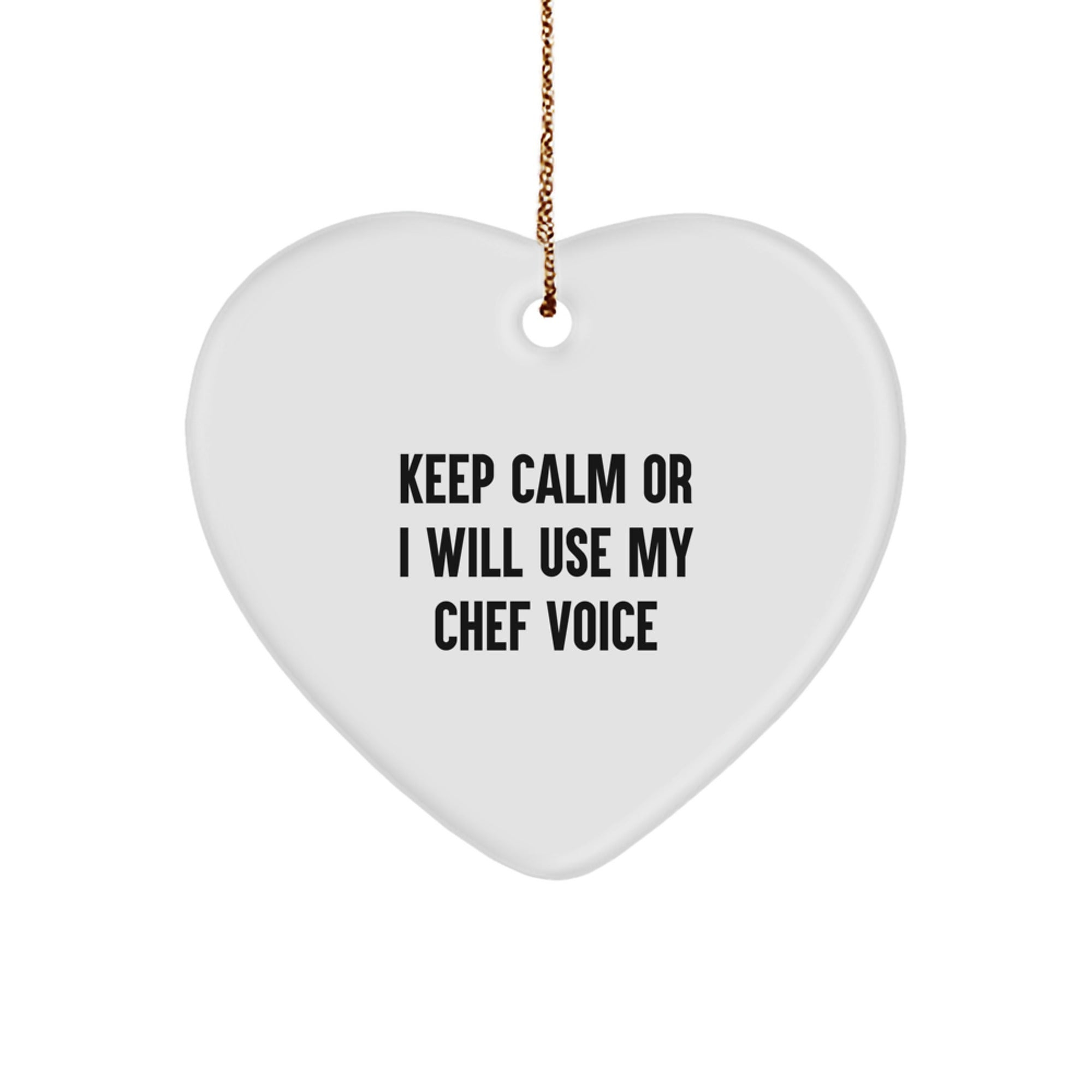 Chef Novelty Christmas Ornament for Friends Gift - Image 1