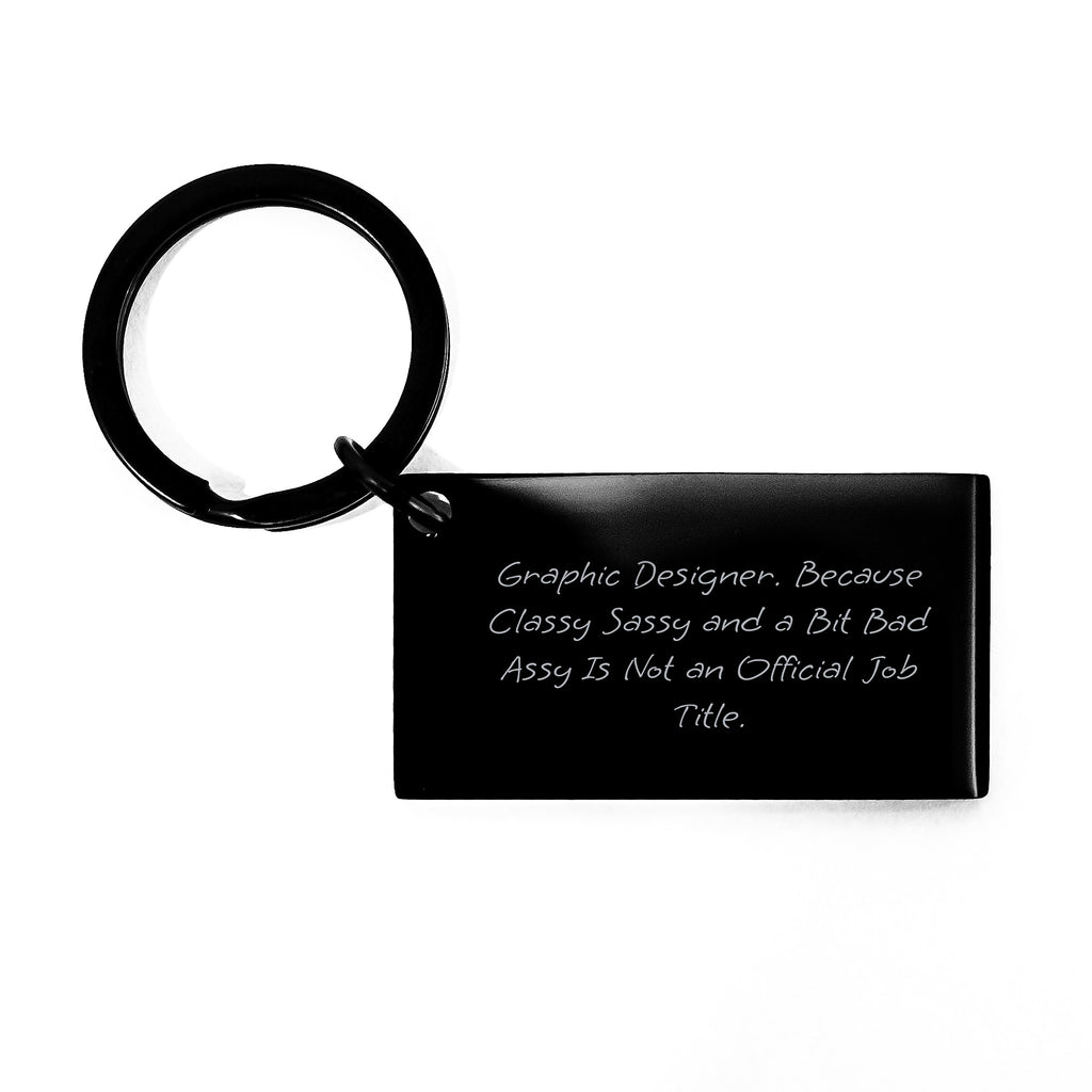 Graphic Designer Funny Keychain Gifts from Friends for Men Women Coworkers Family - Image 1