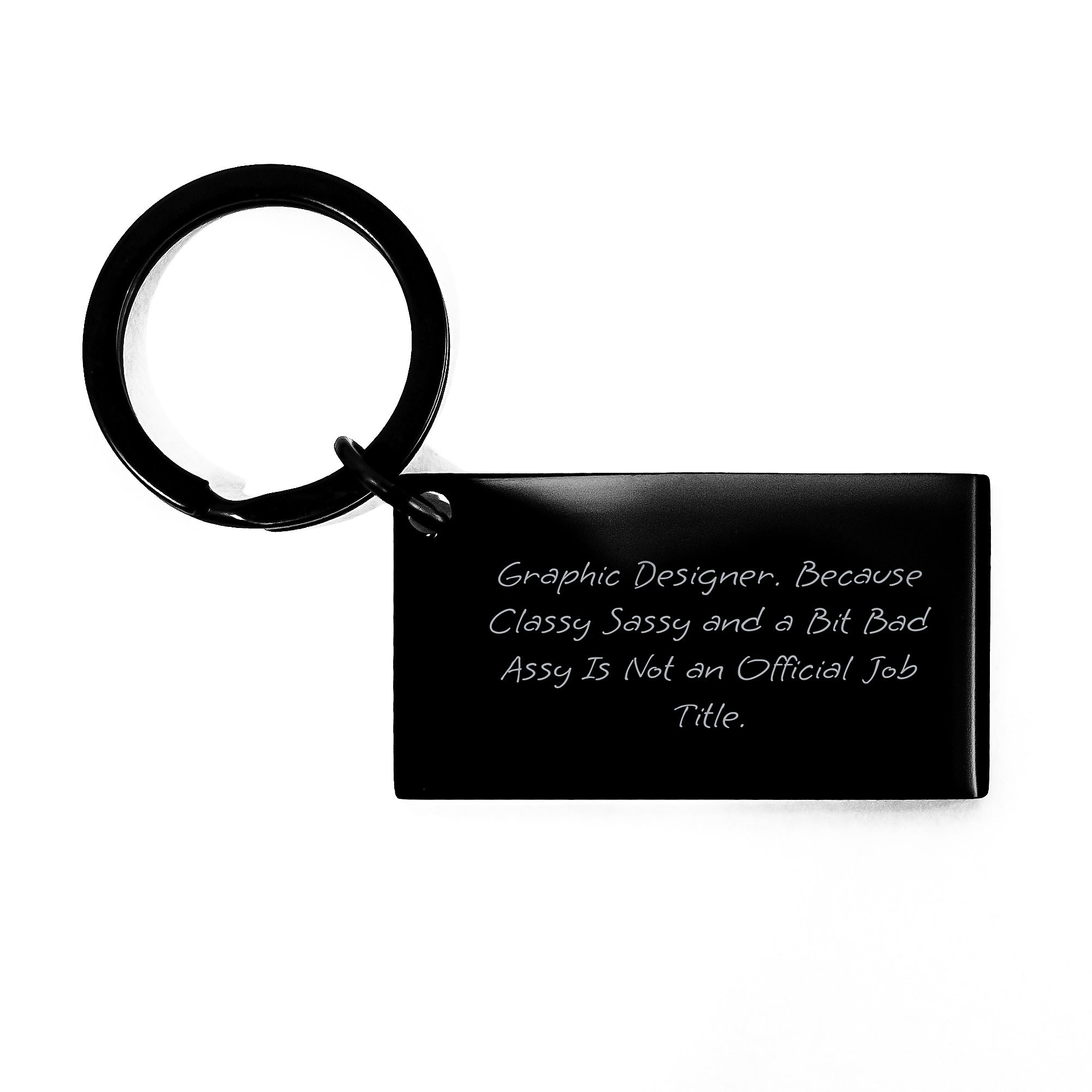 Graphic Designer Funny Keychain Gifts from Friends for Men Women Coworkers Family - Image 1