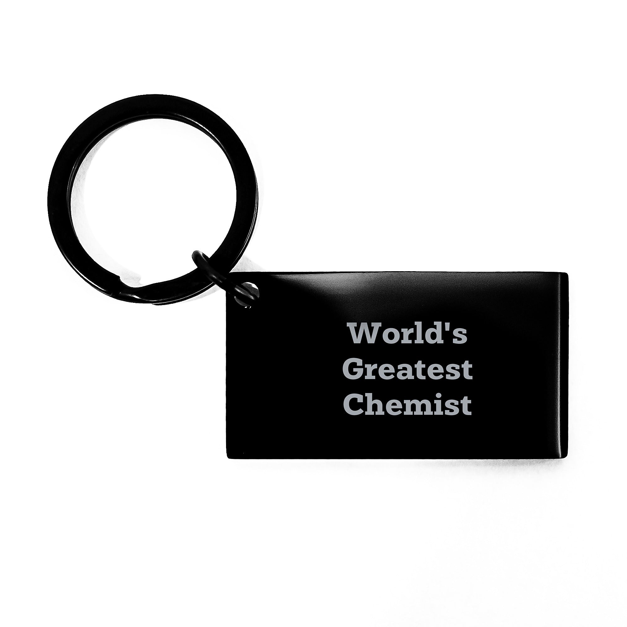 Him Keepsake Keychain World's Greatest Chemist Birthday Gift - Image 1