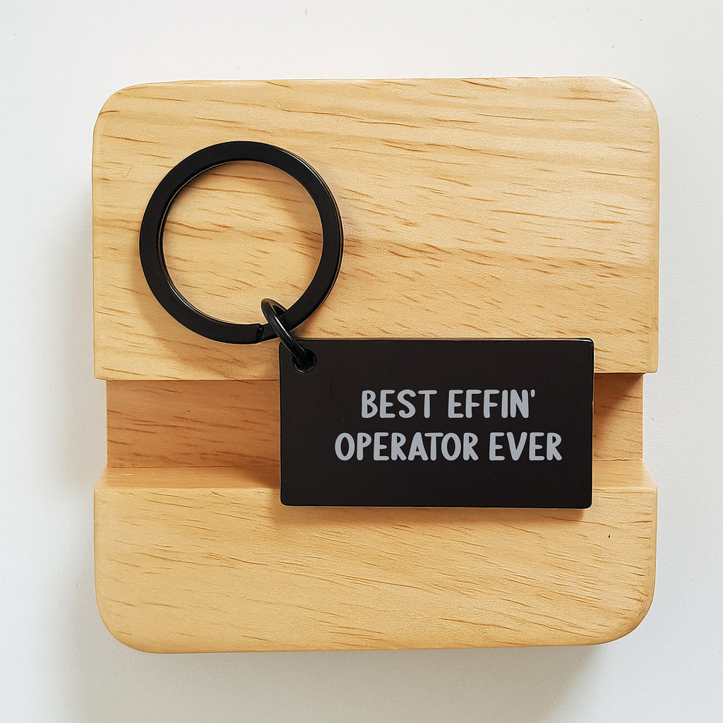 Operator Keepsake Keychain for Him Birthday Gift - Image 2