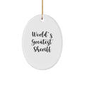 Sheriff Keepsake Christmas Ornament for Him Gift - Image 1