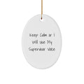 Supervisor Keepsake Christmas Ornament for Him Gift - Image 1