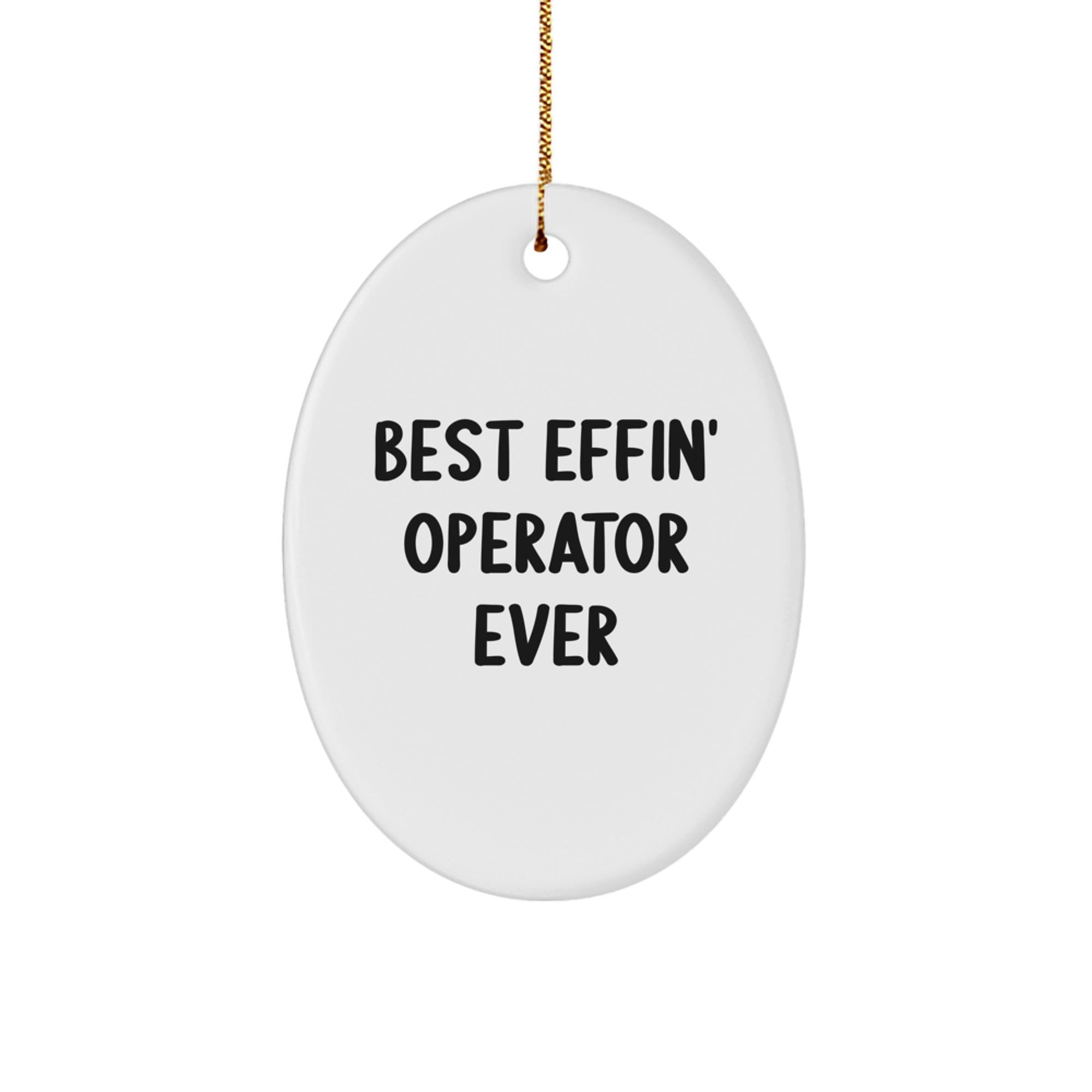 Operator Keepsake Christmas Ornament for Him Gift - Image 1