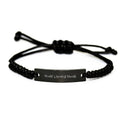 Sheriff Keepsake Rope Bracelet for Him Birthday Gift - Image 1