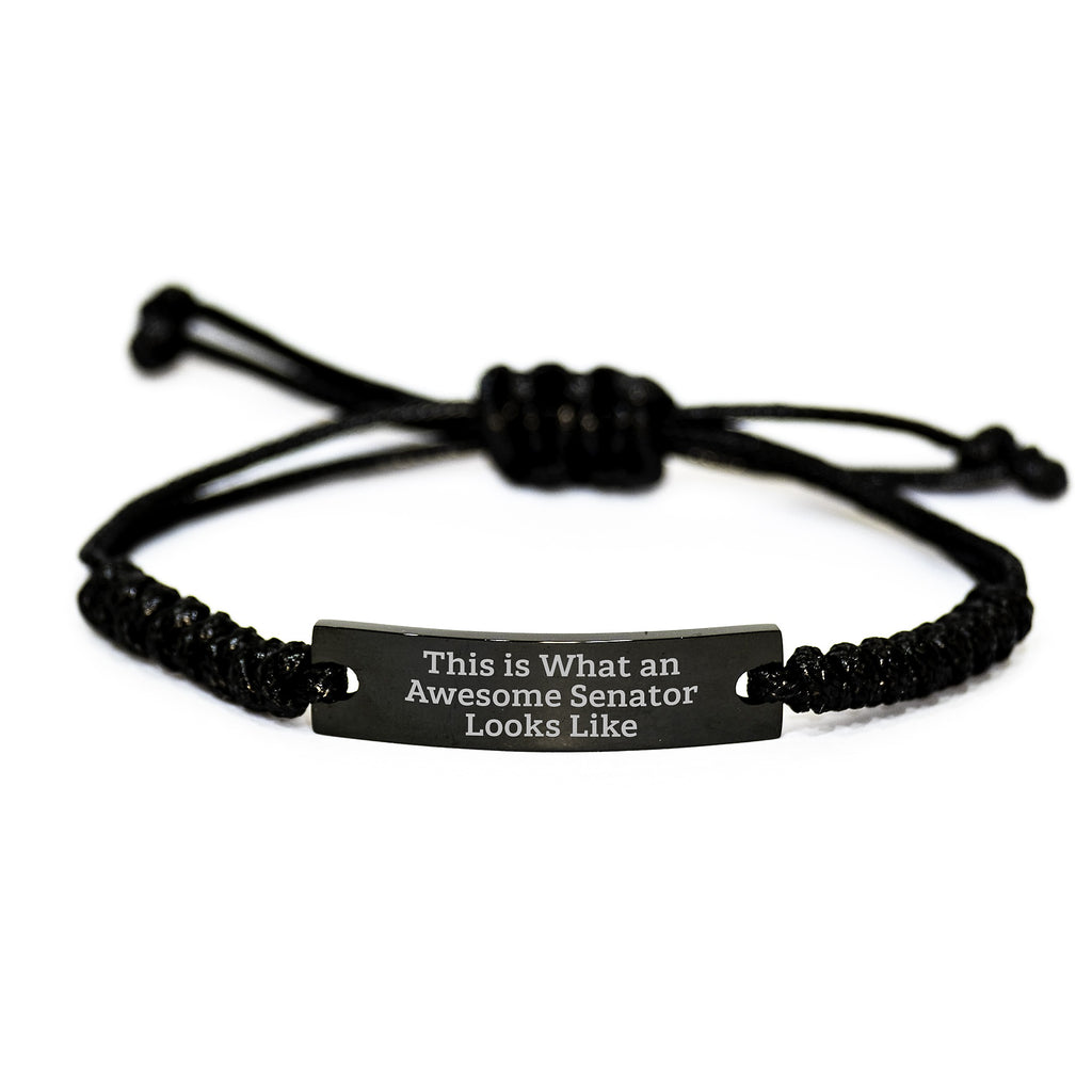 Senator Keepsake Rope Bracelet for Him Birthday Gift - Image 1