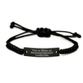 Senator Keepsake Rope Bracelet for Him Birthday Gift - Image 1