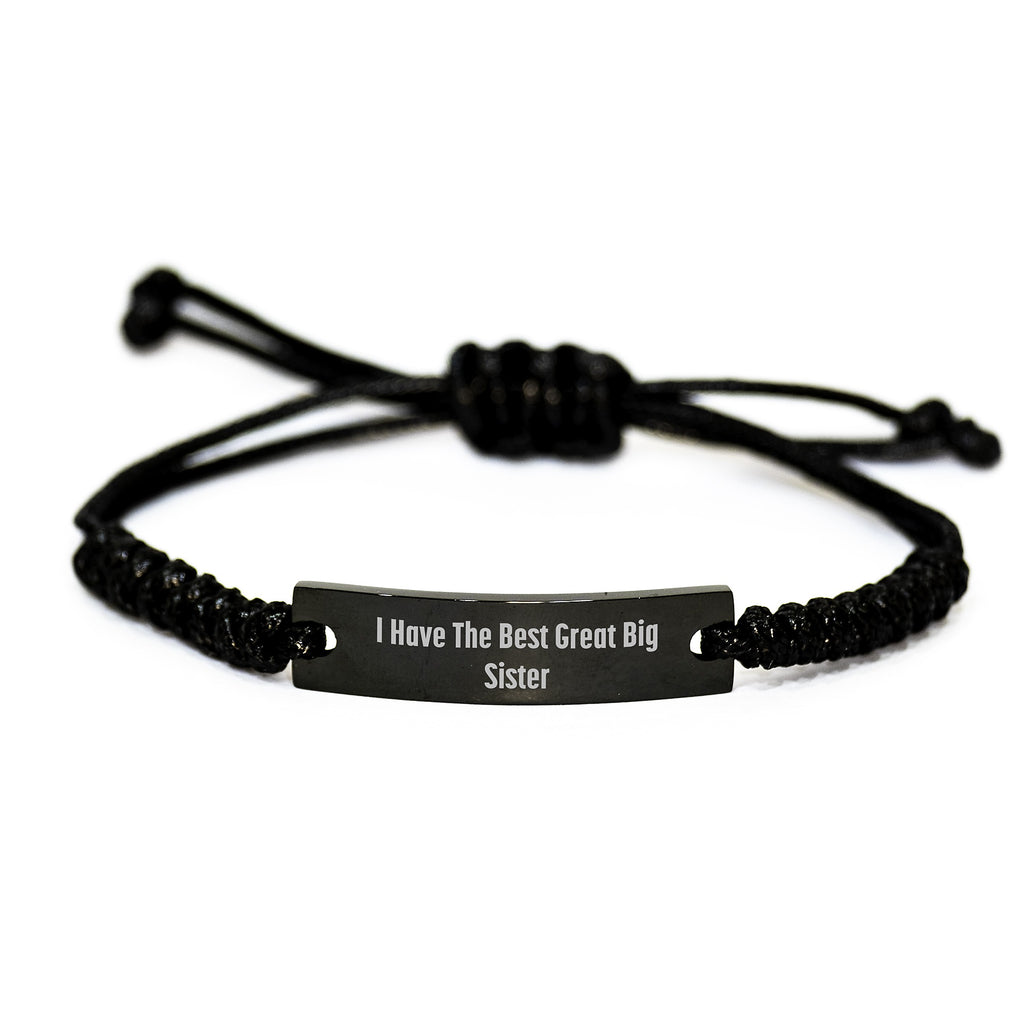 Birthday Gift for Mom Present Big Sister Rope Bracelet - Image 1